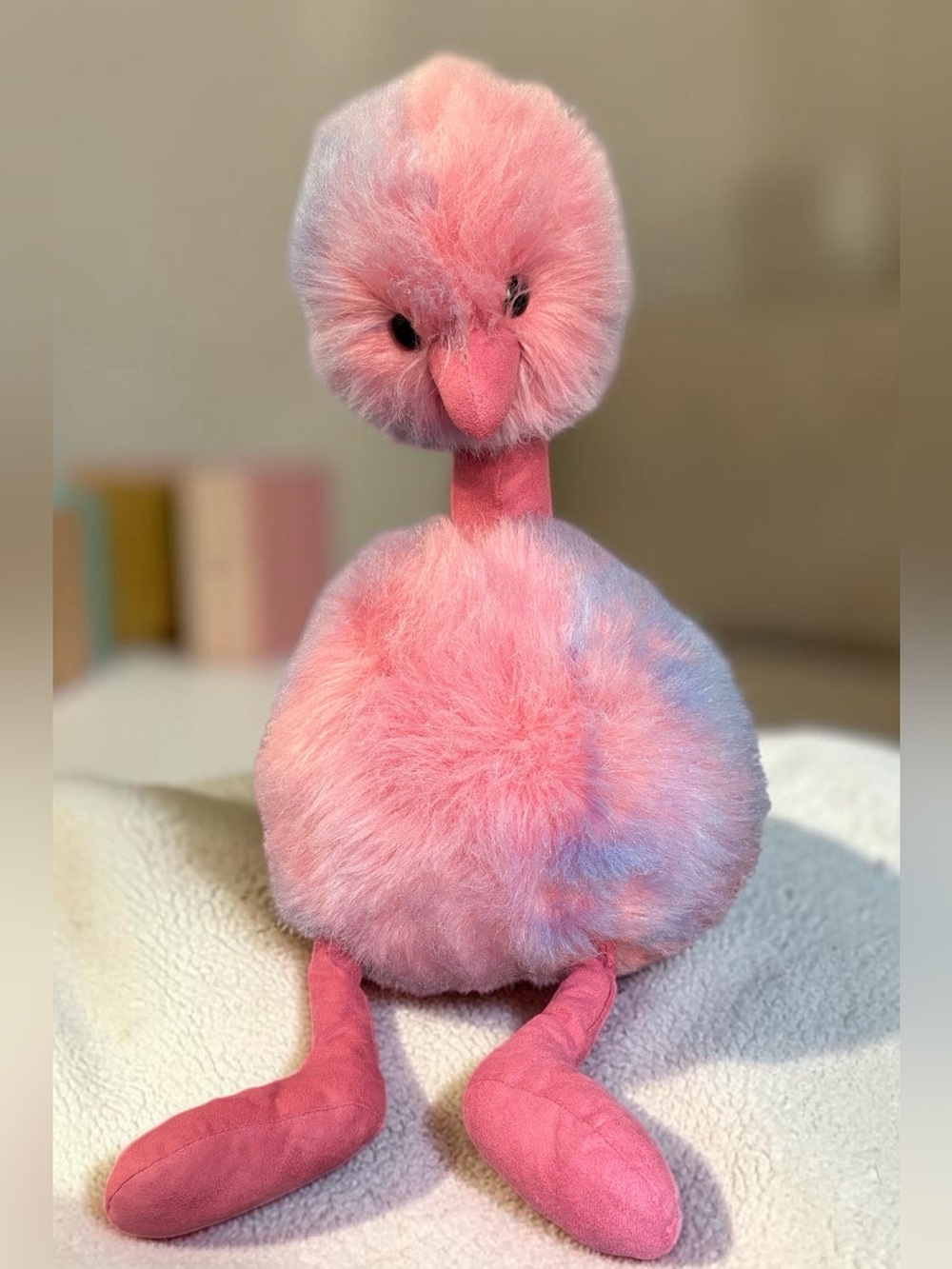 Jellycat ostrich cotton candy